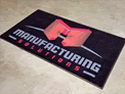 Custom Made Spectrum Logo Rug Manufacturing Solutions of Morristown Vermont