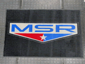 Custom Made Spectrum Logo Rug Meyer Shank Racing of Etna, Ohio