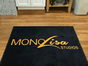 Custom Made Spectrum Logo Rug Monolisa Recording Studio of New York City