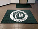 Custom Made Spectrum Logo Rug Municipal Building of Mountainside New Jersey