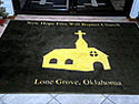 Custom Made Spectrum Logo Rug New Hope Free Will Baptist Church of Lone Grove Oklahoma 02