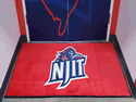 Custom Made Spectrum Logo Rug New Jersey Institute of Technology of Newark New Jersey