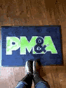 Custom Made Spectrum Logo Rug P M & A Engineering Consultants of Roswell Georgia