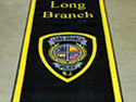 Custom Made Spectrum Logo Rug Police Department of Long Branch New Jersey 01