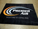 Custom Made Spectrum Logo Rug Premier Heating and Cooling of Lafayette Indiana