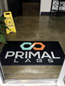 Custom Made Spectrum Logo Rug Primal Labs of Allen Texas 02