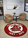 Custom Made Spectrum Logo Rug Ross Organic Specialty Sales of Santa Fe Springs California