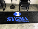 Custom Made Spectrum Logo Rug SYGMA of San Antonio Texas