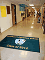 Custom Made Spectrum Logo Rug Southport Christian School of Southport North Carolina 02