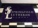 Custom Made Spectrum Logo Rug Springfield Lutheran School of Springfield Missouri