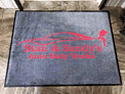 Custom Made Spectrum Logo Rug Stan & Sandys Auto Body Works of Paris Arkansas