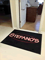 Custom Made Spectrum Logo Rug Stefanos Landscaping of Saugus Massachusetts