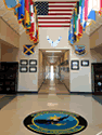 Custom Made Spectrum Logo Rug US Air Force 318th Training Squadron of Lackland Air Force Base Texas