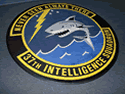 Custom Made Spectrum Logo Rug US Air Force 37th Intelligence Battalion of Fort Meade Maryland 01