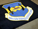 Custom Made Spectrum Logo Rug US Air Force 386th Air Expeditionary Wing of Ali Al Salem Air Base Kuwait
