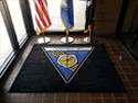 Custom Made Spectrum Logo Rug US Air Force 414th Combat Training Squadron of Davis Monthan Air Base Arizona