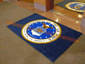 Custom Made Spectrum Logo Rug US Air Force Air Force Central Command of Shaw Air Force Base South Carolina 02