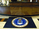 Custom Made Spectrum Logo Rug US Air Force Air Force Central Command of Shaw Air Force Base South Carolina 03