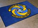 Custom Made Spectrum Logo Rug US Air Force Air Force Office of Special Investigations of JBSA Texas