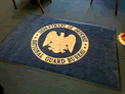 Custom Made Spectrum Logo Rug US Air National Guard Property and Finance Office of Marietta Georgia 02