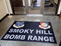 Custom Made Spectrum Logo Rug US Air National Guard Smoky Hill Bomb Range of Salinas Kansas