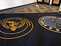 Custom Made Spectrum Logo Rug US Army 95th Adjutant General Battalion of Fort Sill Oklahoma