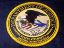 Custom Made Spectrum Logo Rug US Attorney Generals Office Eastern District of Texas 02