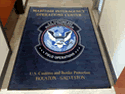 Custom Made Spectrum Logo Rug US Coast Guard Sector Houston of Galveston Texas