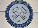Custom Made Spectrum Logo Rug US Coast Guard Storekeeper of Alameda County California