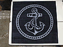 Custom Made Spectrum Logo Rug US Coast Guard of Boston Massachusetts