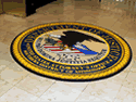 Custom Made Spectrum Logo Rug US Department of Justice Attorney Generals Office of The Eastern District of Mississippi 02