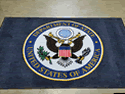 Custom Made Spectrum Logo Rug US Department of State Headquarters Washington DC