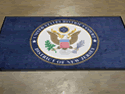 Custom Made Spectrum Logo Rug US-District-Court-of-Newark-New-Jersey