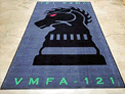 Custom Made Spectrum Logo Rug US Marines Marine Fighter Attack Squadron 121 of Iwakuni Japan