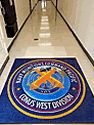 Custom Made Spectrum Logo Rug US Navy Command Pacific of Yokosuka Japan 02