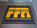 Custom Made Spectrum Logo Rug US Navy Fleet And Family Support Naval District Washington of Washington DC 03