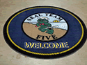 Custom Made Spectrum Logo Rug US Navy SEAL Team 5 of NAB Coronado California