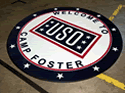 Custom Made Spectrum Logo Rug USO Camp Foster of Okinawa Japan 01
