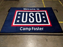 Custom Made Spectrum Logo Rug USO Camp Foster of Okinawa Japan_03