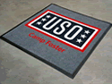 Custom Made Spectrum Logo Rug USO Camp Foster of Okinawa Japan_04