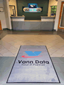 Custom Made Spectrum Logo Rug Vann Data of Daytona Florida