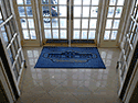 Custom Made Spectrum Logo Rug Victors Chateau of Little Falls New Jersey