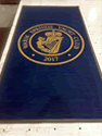 Custom Made Spectrum Logo Rug Warm Springs Yacht Club of Idaho