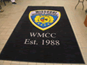 Custom Made Spectrum Logo Rug Western Missouri Correctional Facility of Cameron Missouri