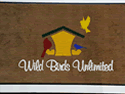 Custom Made Spectrum Logo Rug Wildbirds Unlimited of Texas