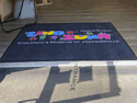 Custom Made Spectrum Logo Rug Zing Zumm Childrens Museum of Jacksonville South Carolina