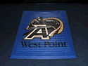 Custom Made Super Vinyl Logo Mat Black Knights Football West Point Military Academy of Orange County New York