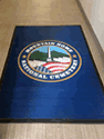 Custom Made Super Vinyl Logo Mat Mountain Home National Cemetery of Johnson City Tennessee 01