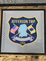 Custom Made Super Vinyl Logo Mat Police Department of Jefferson Township New Jersey