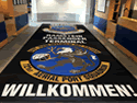 Custom Made Super Vinyl Logo Mat US Air Force Passenger Terminal of Ramstein AFB Germany